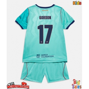 Barcelona Anthony Gordon #17 Replica Third Stadium Kit for Kids 2026-27 Short Sleeve (+ pants)